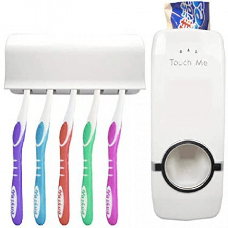 TOOTH PASTE DISPENSER & BRUSH HOLDER - smartishTrend